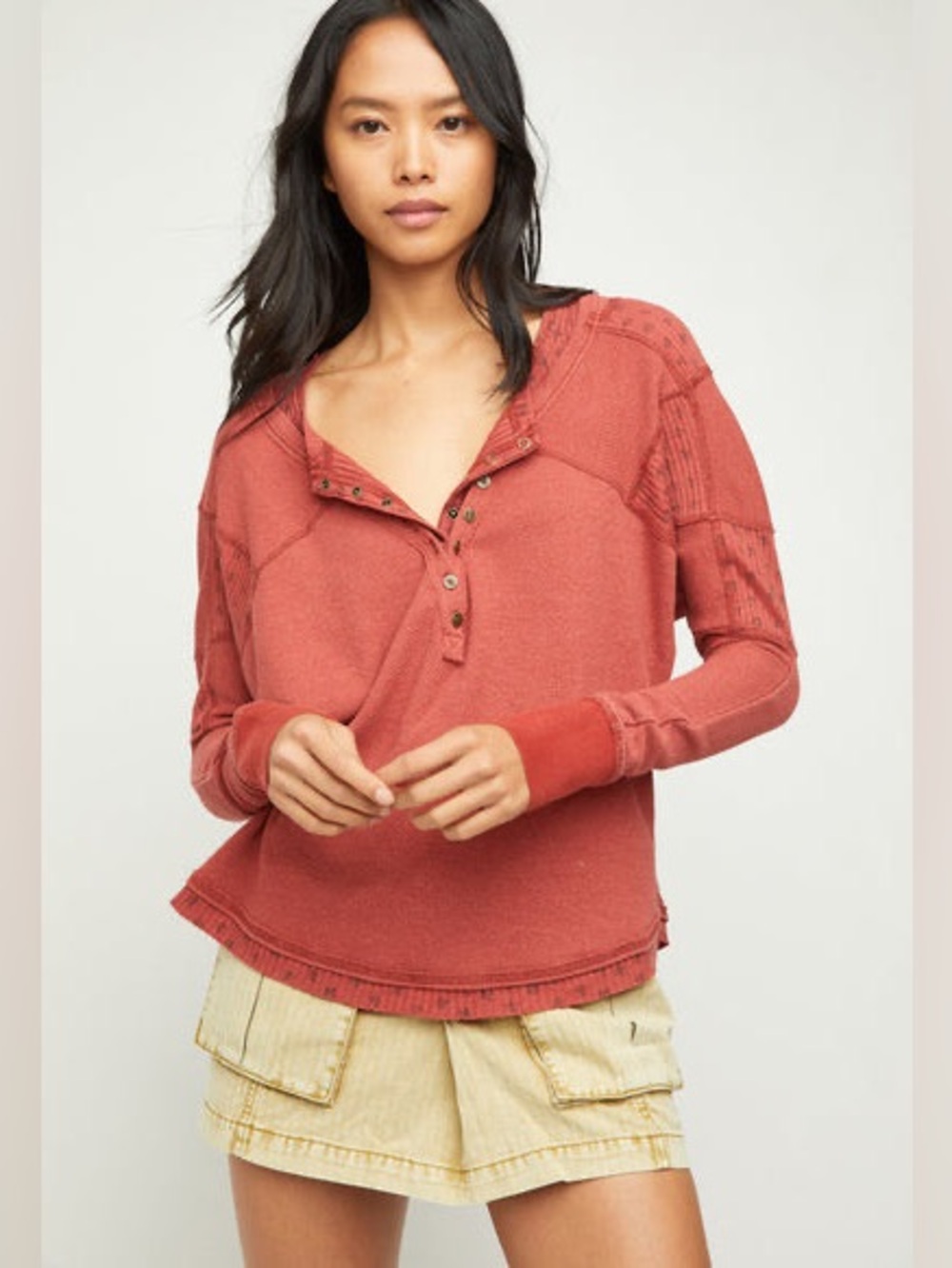 Free People Heart to Heart Henley